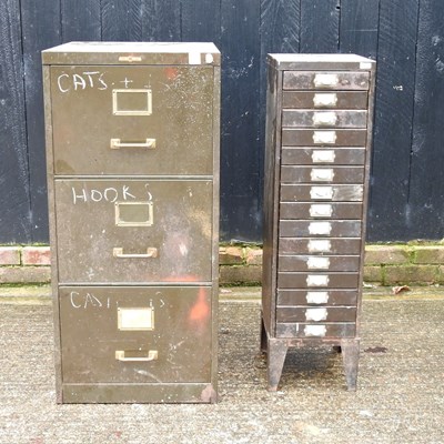 Lot 442 - Two filing cabinets