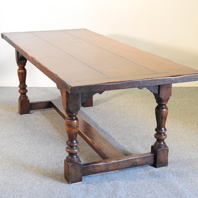 Lot 213 - A refectory table