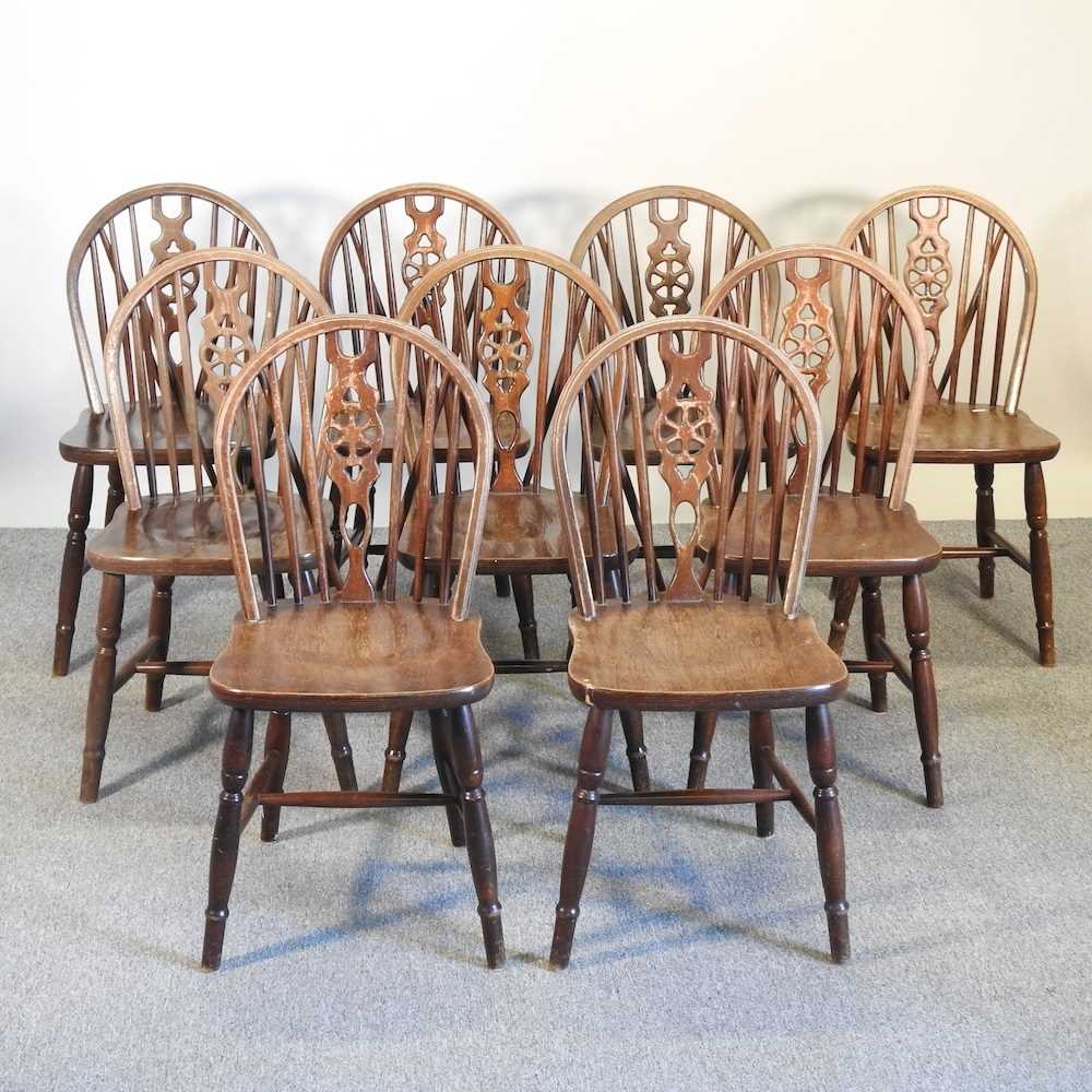 Lot 380 Nine chairs
