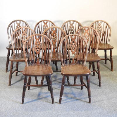 Lot 380 - Nine chairs