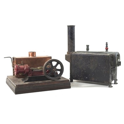 Lot 222 - An early 20th century stationary steam engine