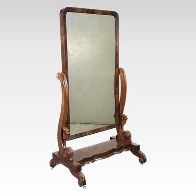 Lot 303 - A Victorian mirror