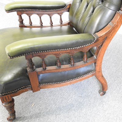 Lot 398 - A 19th century armchair