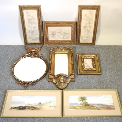 Lot 207 - Pictures and mirrors