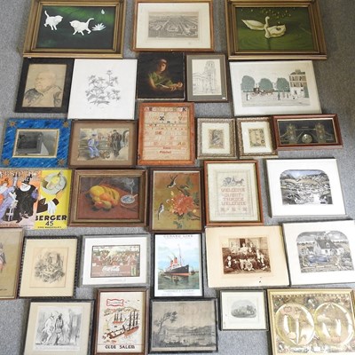 Lot 367 - Pictures and prints