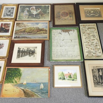 Lot 214 - Pictures and prints