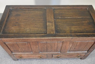 Lot 95 - A dated mule chest