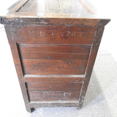 Lot 95 - A dated mule chest