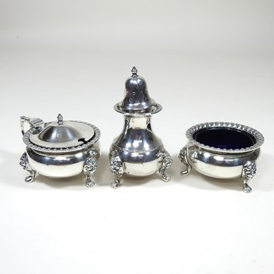 Lot 260 - Silver condiments