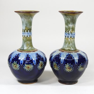 Lot 68 - Doulton Lambeth vases