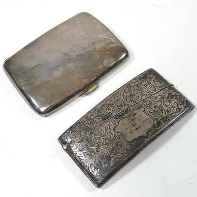 Lot 24 - Two silver cases