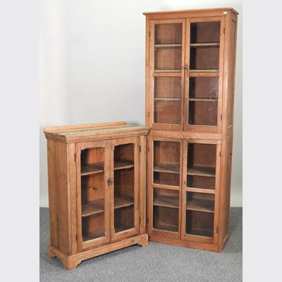 Lot 421 - Two pine cabinets