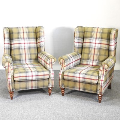 Lot 116 - A pair of armchairs