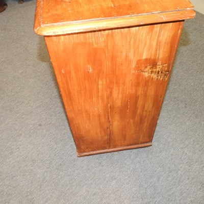 Lot 69 - An antique pine chest