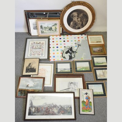 Lot 620 - A collection of 19th century and later pictures