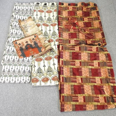 Lot 377 - Curtains and ties