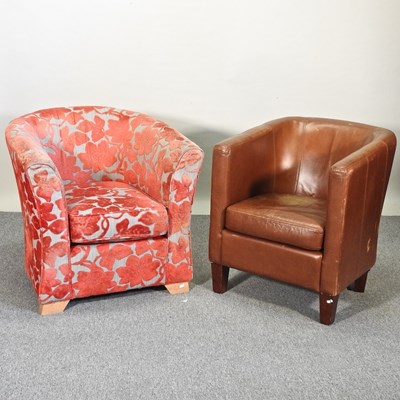 Lot 423 - Two armchairs