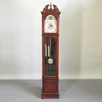 Lot 50 - A grandmother clock