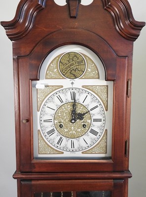 Lot 50 - A grandmother clock