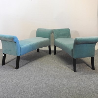 Lot 342 - A pair of seats