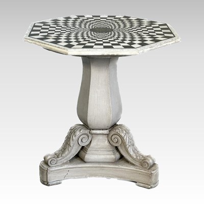 Lot 22 - A marble top centre table