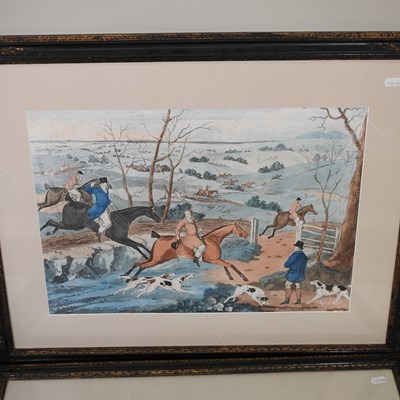 Lot 130 - Four hunting  prints