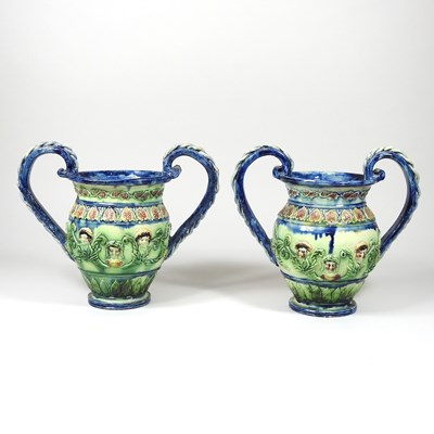 Lot 282 - Two Castle Hedingham vases