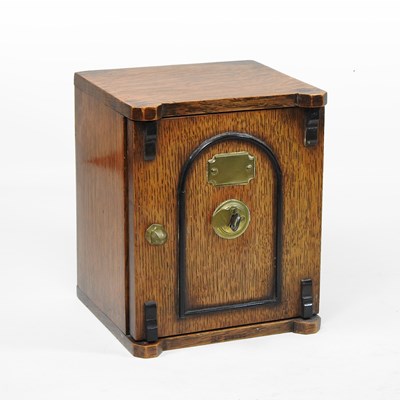 Lot 114 - A late Victorian novelty smoker's cabinet