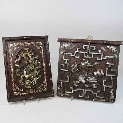 Lot 230 - Two early 20th century Chinese plaques