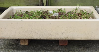 Lot 443 - A glazed trough