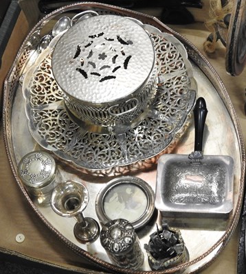 Lot 33 - A collection of silver plate and metalwares