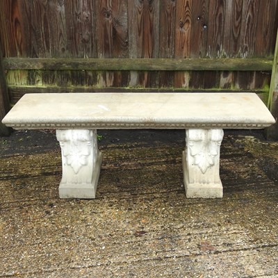 Lot 358 - A garden bench