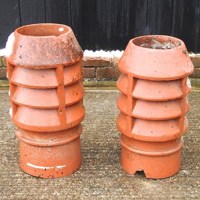 Lot 260 - Terracotta chimney pots