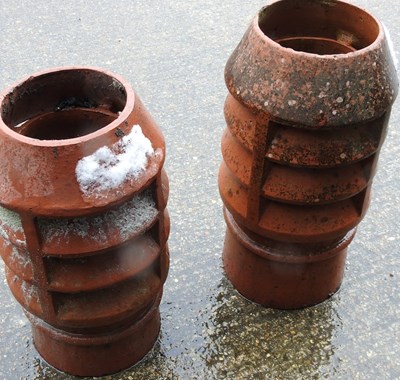 Lot 260 - Terracotta chimney pots