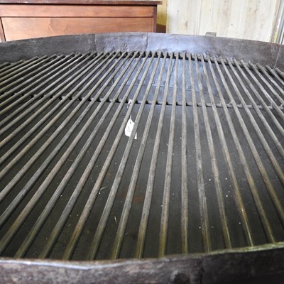 Lot 305 - A very large metal fire pit