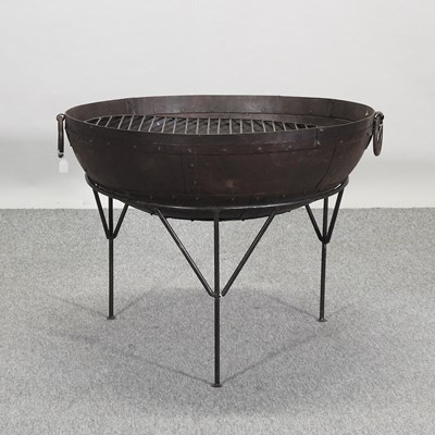 Lot 325 - A metal fire pit