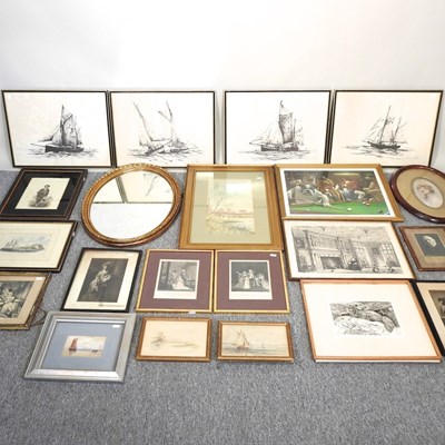 Lot 416 - Pictures and prints