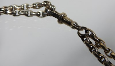 Lot 193 - A Victorian guard chain