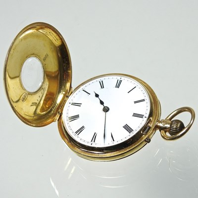 Lot 315 - A gold pocket watch