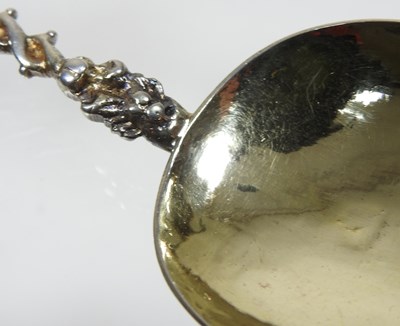 Lot 45 - A Dutch silver gilt spoon