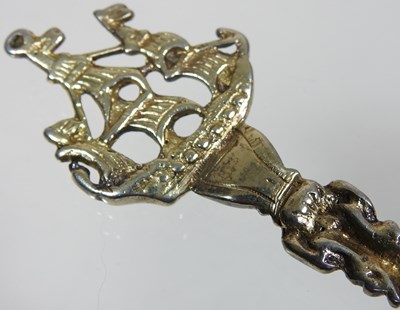 Lot 45 - A Dutch silver gilt spoon