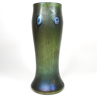 Lot 147 - A Louis Comfort Tiffany Favrile iridescent...