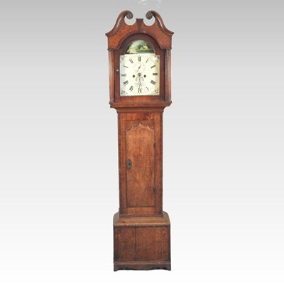 Lot 379 - A longcase clock