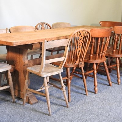 Lot 361 - A table and chairs