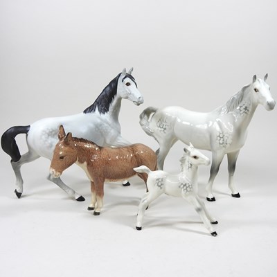 Lot 735 - Four Beswick animals