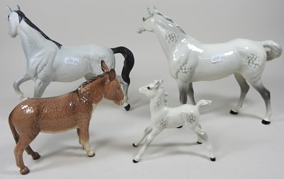 Lot 735 - Four Beswick animals