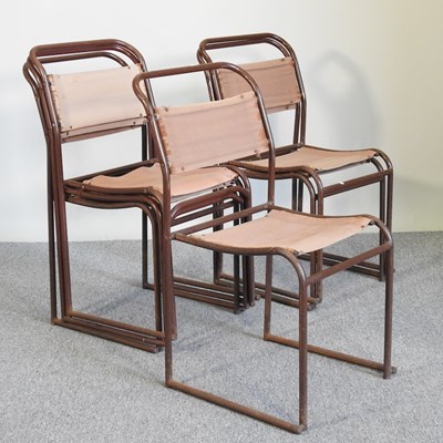 Lot 217 - Six stacking chairs