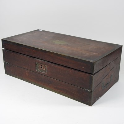 Lot 294 - A Victorian rosewood writing slope