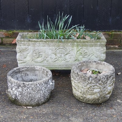 Lot 363 - Three stone planters