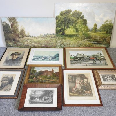 Lot 371 - Pictures and prints